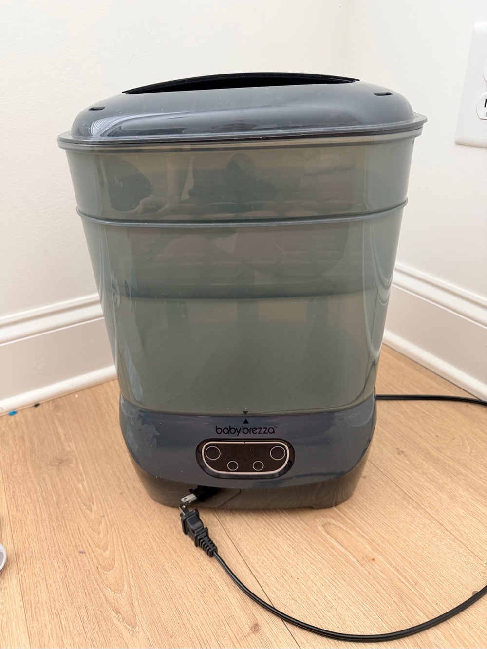 Baby Brezza Gray Electric Baby Bottle Sterilizer